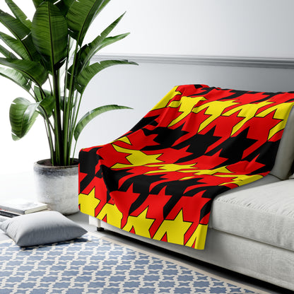 Angola Retro Houndstooth Blanket Throw