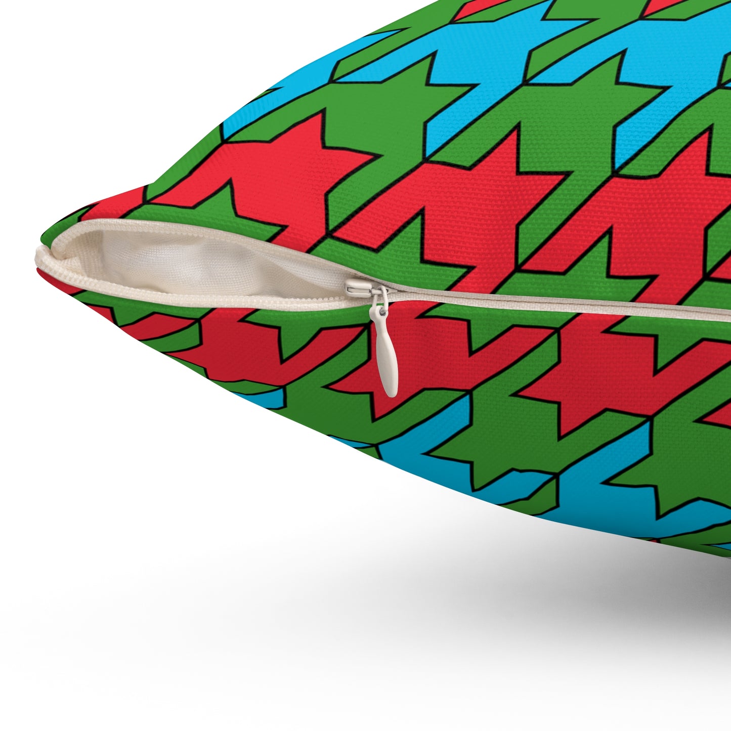 Azerbaijan Retro Houndstooth Cushion Pillow