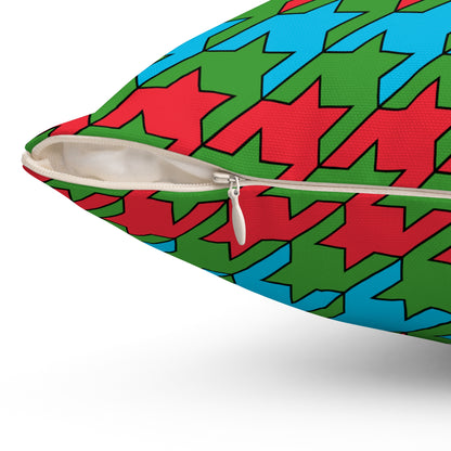 Azerbaijan Retro Houndstooth Cushion Pillow