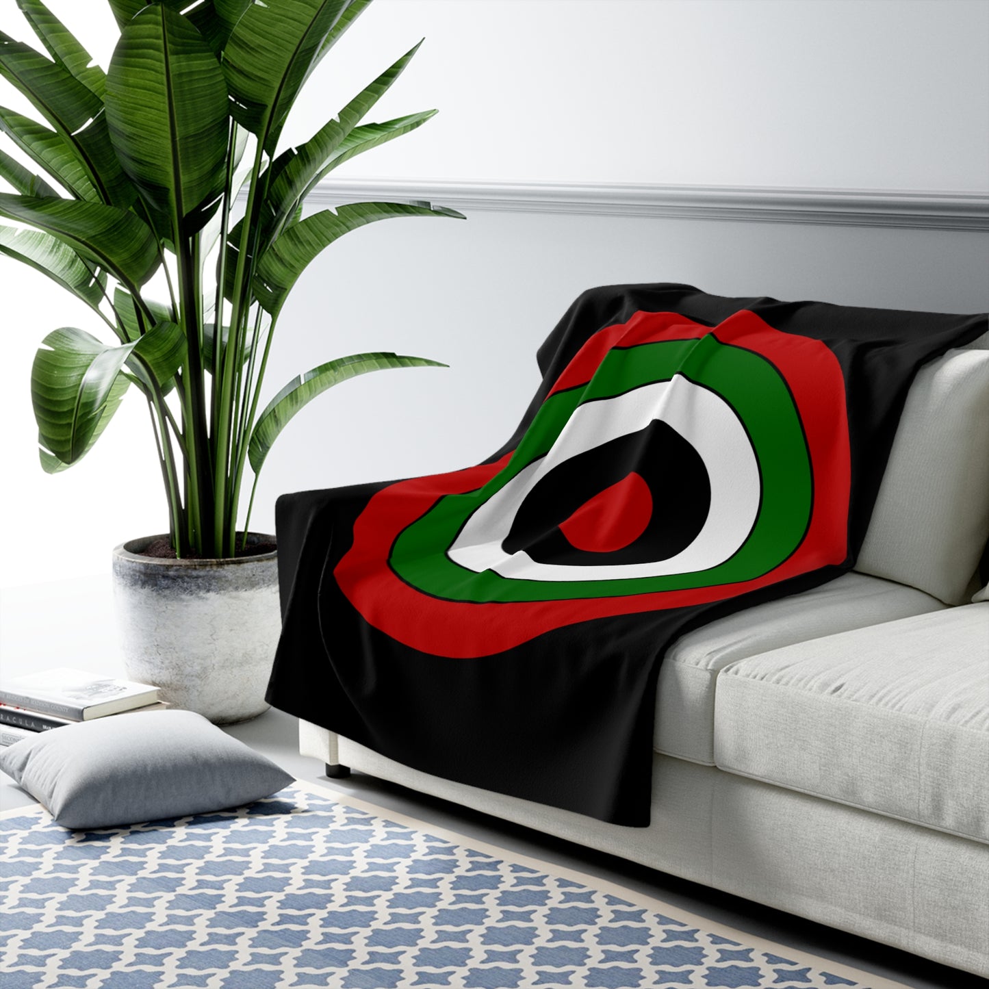 Kenya Retro Target Blanket Throw