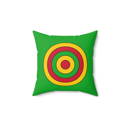 Sao Tome And Principe Retro Target Cushion Pillow