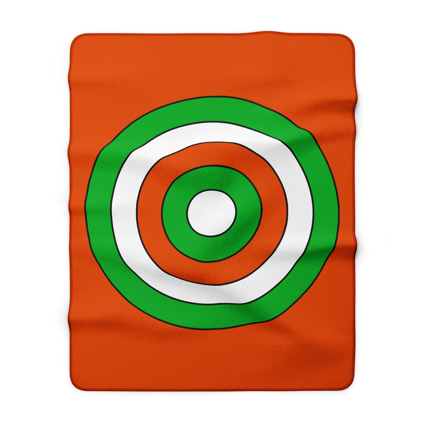 Niger Retro Target Blanket Throw