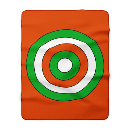 Niger Retro Target Blanket Throw