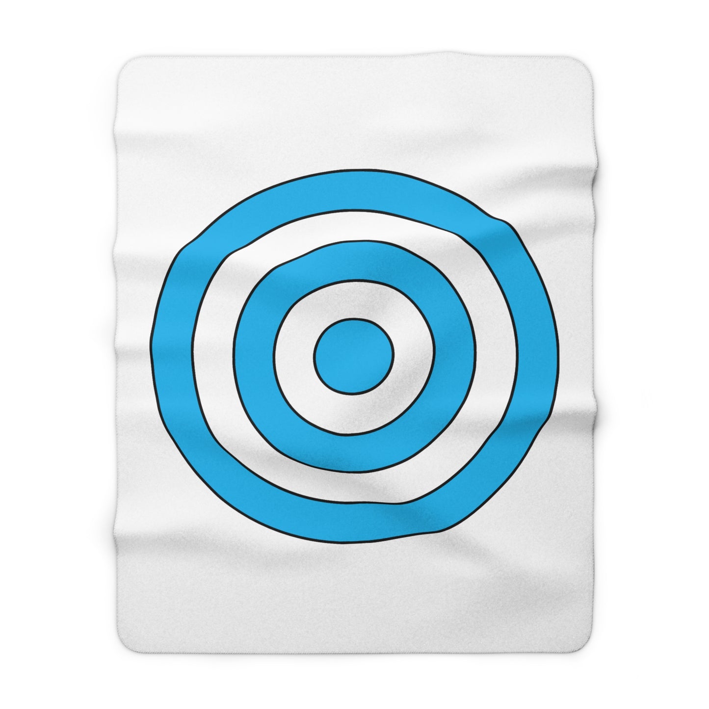 San Marino Retro Target Blanket Throw
