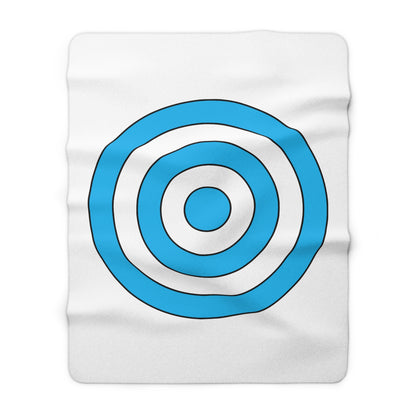 San Marino Retro Target Blanket Throw