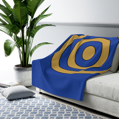 Kosovo Retro Target Blanket Throw