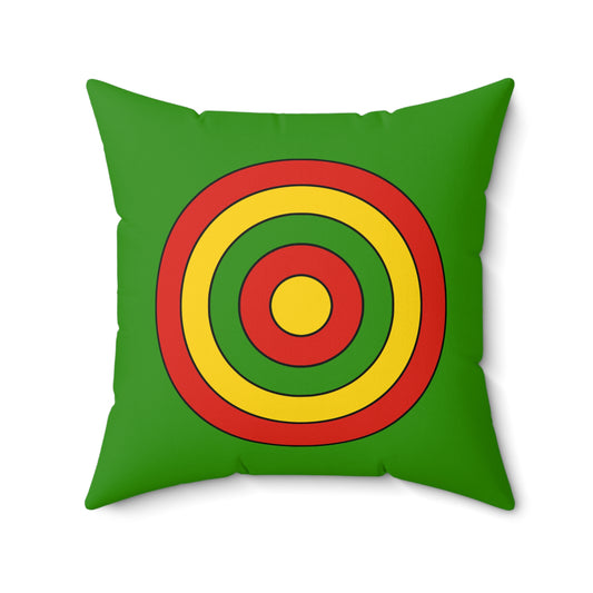 Benin Retro Target Cushion Pillow
