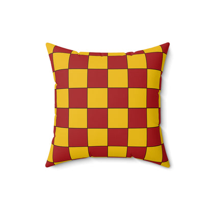 Spain Retro Check Cushion Pillow