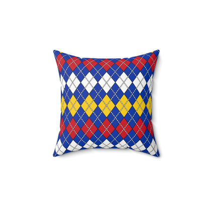Philippines Retro Argyle Cushion Pillow
