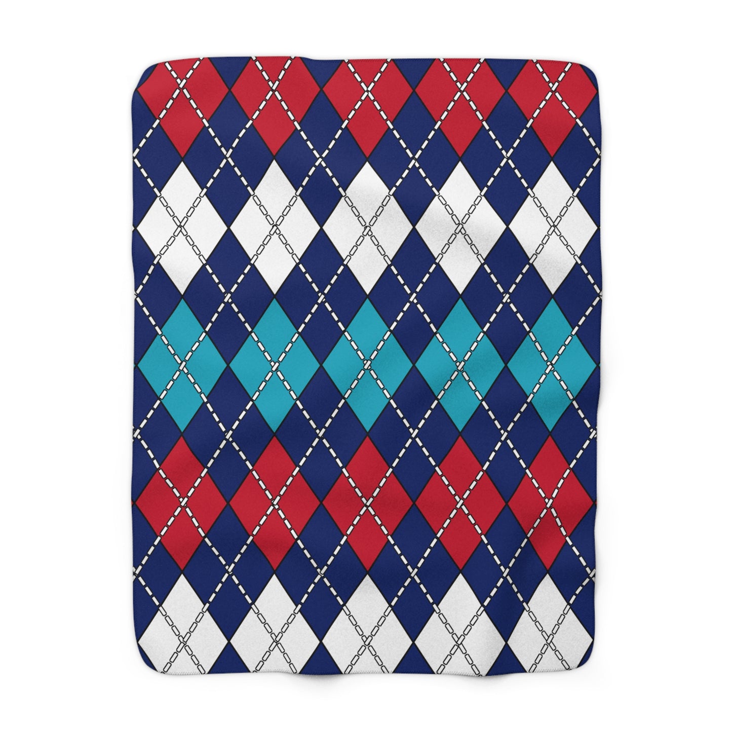 Montserrat Retro Argyle Blanket Throw
