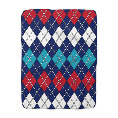 Montserrat Retro Argyle Blanket Throw