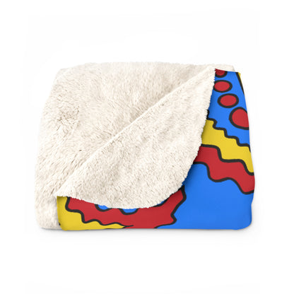 Democratic Republic of the Congo Retro Paisley Blanket Throw