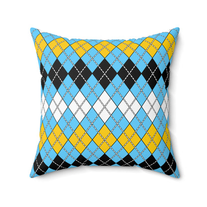 Saint Lucia Retro Argyle Cushion Pillow