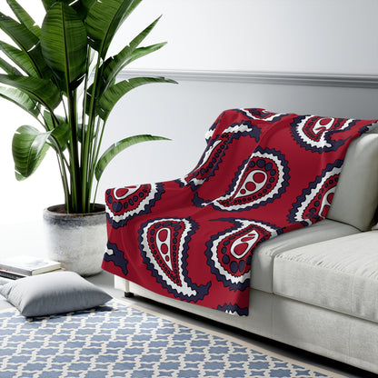 Thailand Retro Paisley Blanket Throw