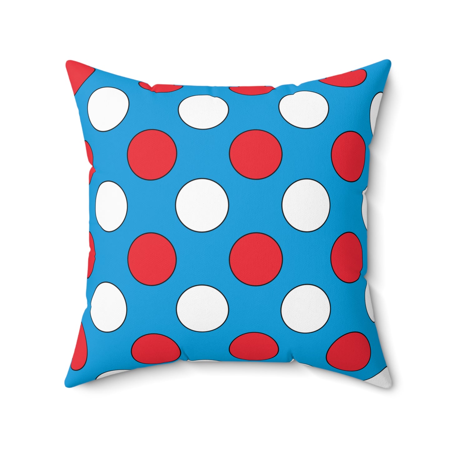 Luxembourg Retro Polka Dots Cushion Pillow