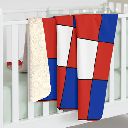 Paraguay Retro Check Blanket Throw