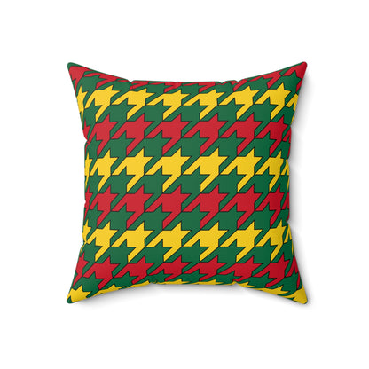 Ghana Retro Houndstooth Cushion Pillow