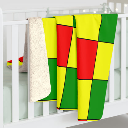 Mali Retro Check Blanket Throw