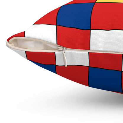 Seychelles Retro Check Cushion Pillow