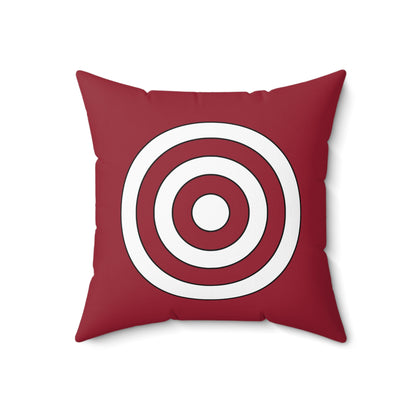 Latvia Retro Target Cushion Pillow