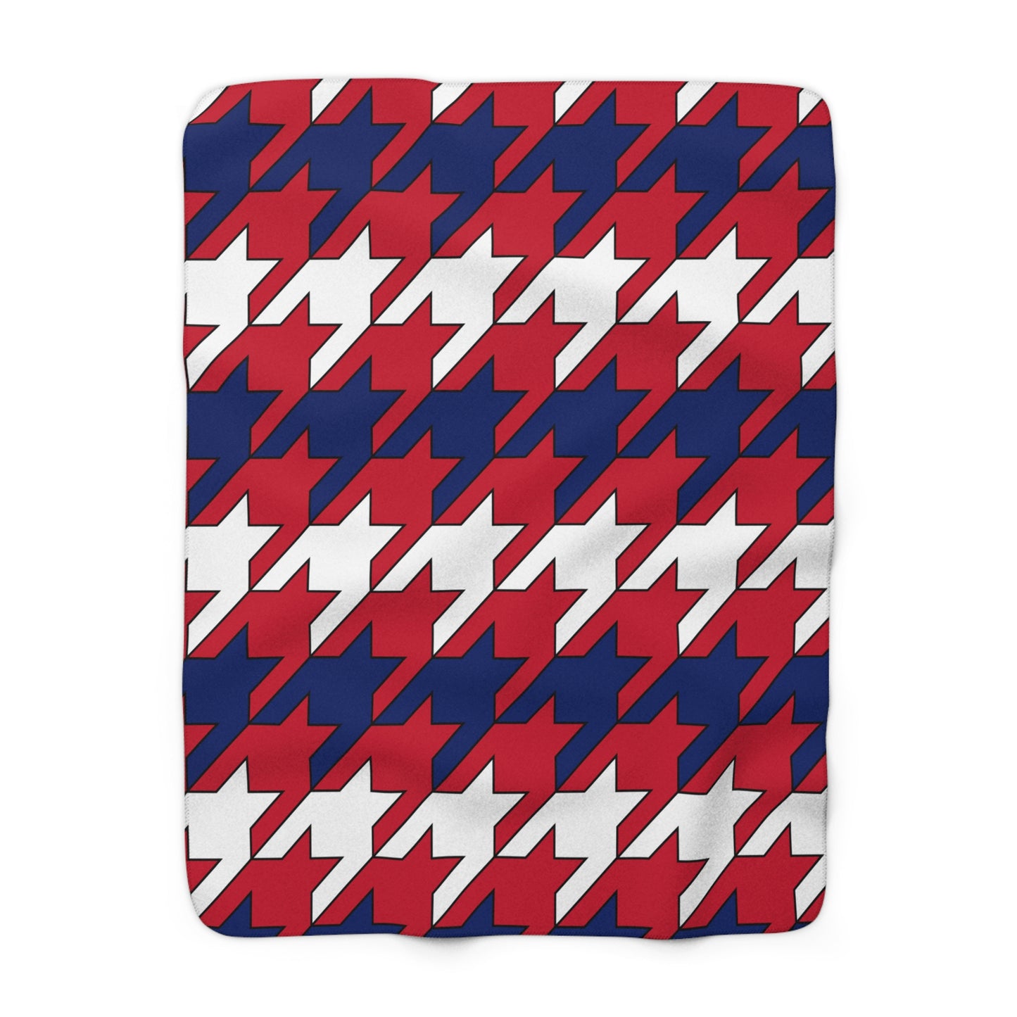United Kingdom (UK) Retro Houndstooth Blanket Throw