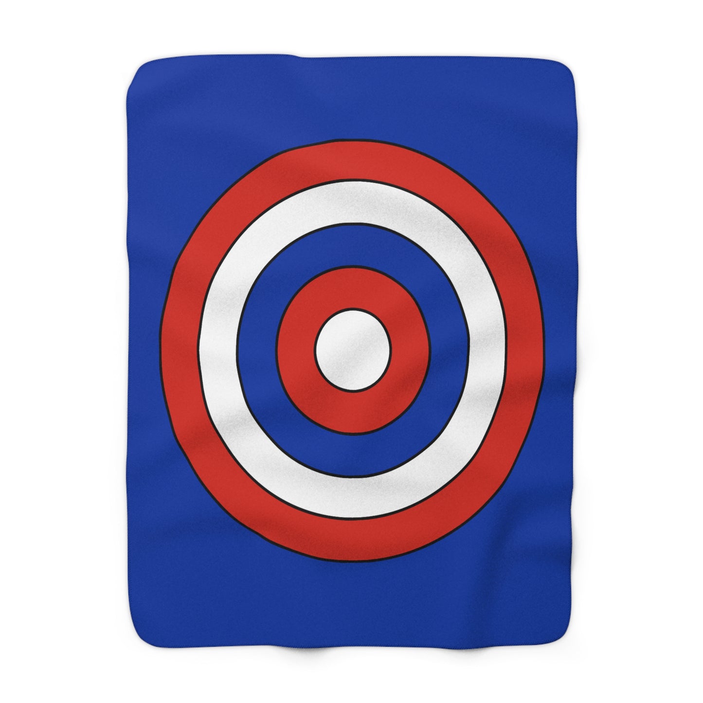 Russia Retro Target Blanket Throw