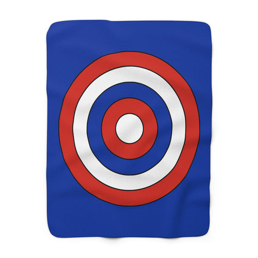 Russia Retro Target Blanket Throw