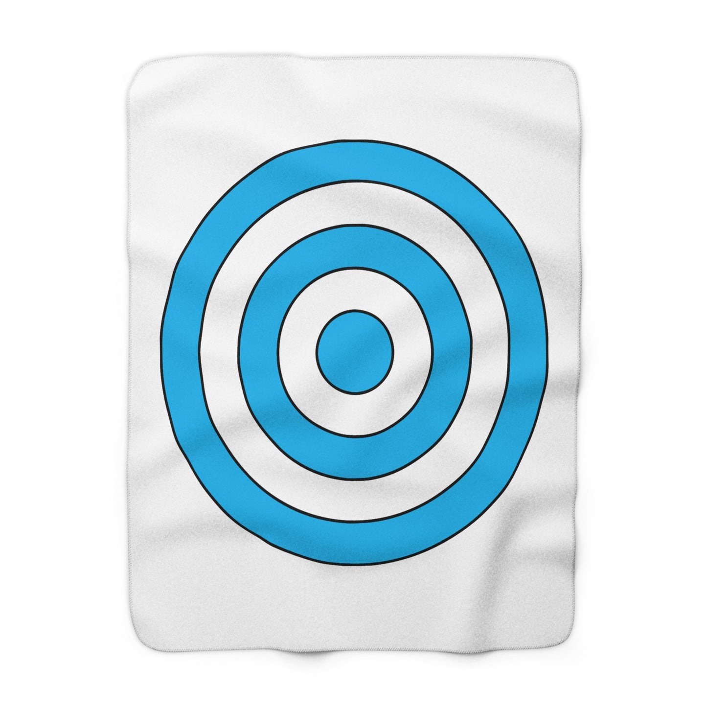 San Marino Retro Target Blanket Throw