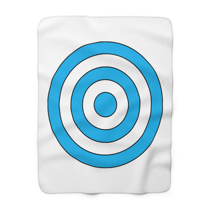 San Marino Retro Target Blanket Throw