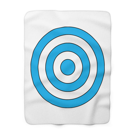 San Marino Retro Target Blanket Throw