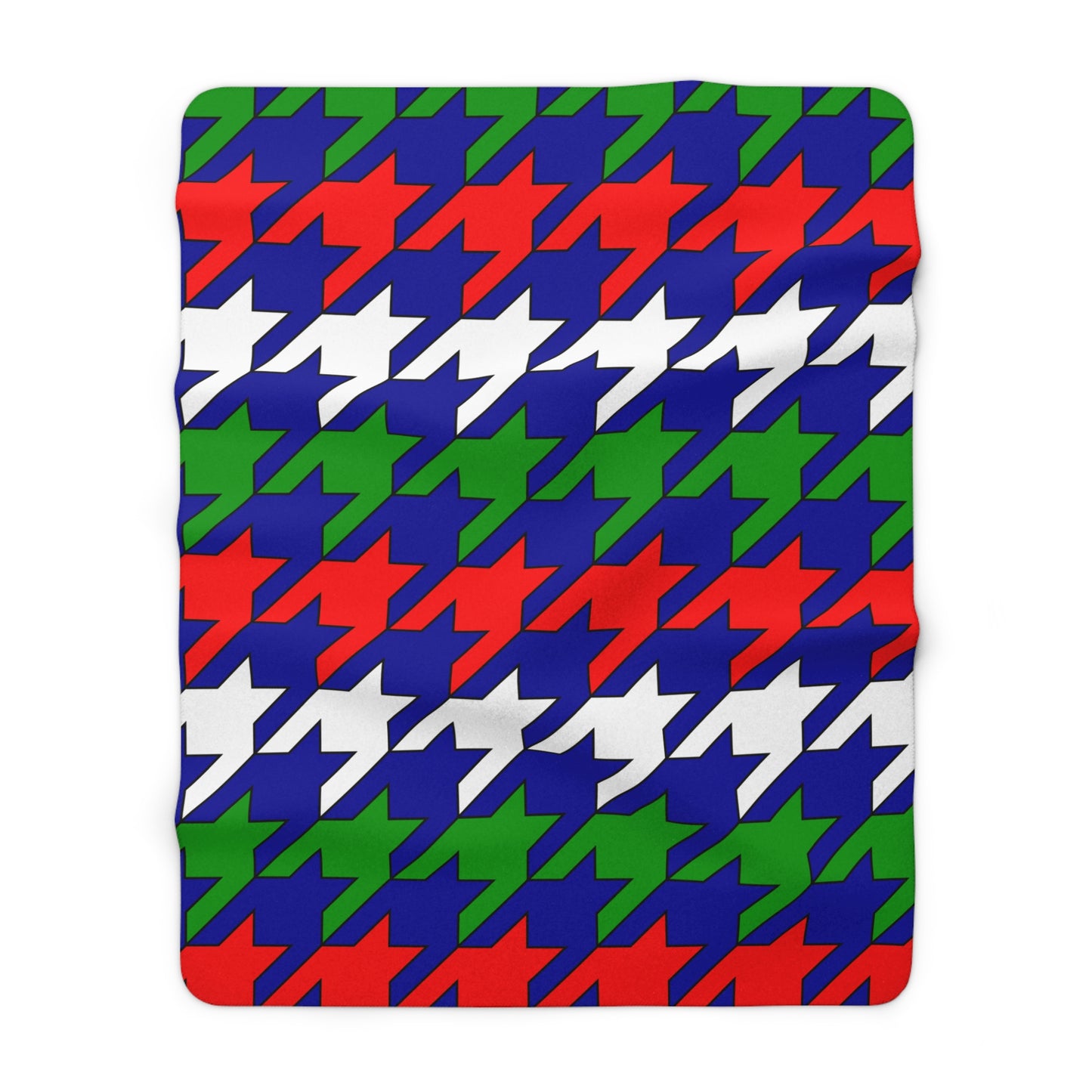 Gambia Retro Houndstooth Blanket Throw