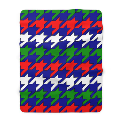 Gambia Retro Houndstooth Blanket Throw