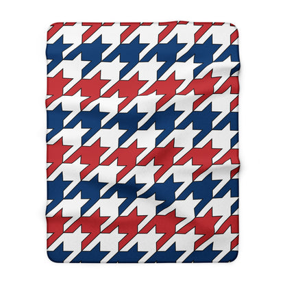 Serbia Retro Houndstooth Blanket Throw