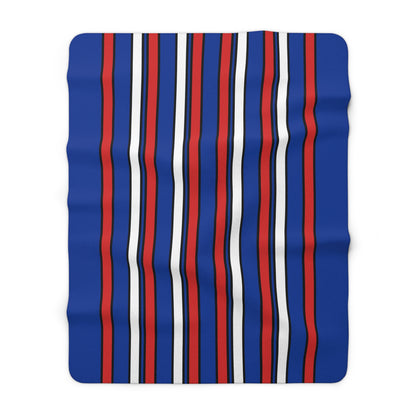 Iceland Retro Stripes Blanket Throw