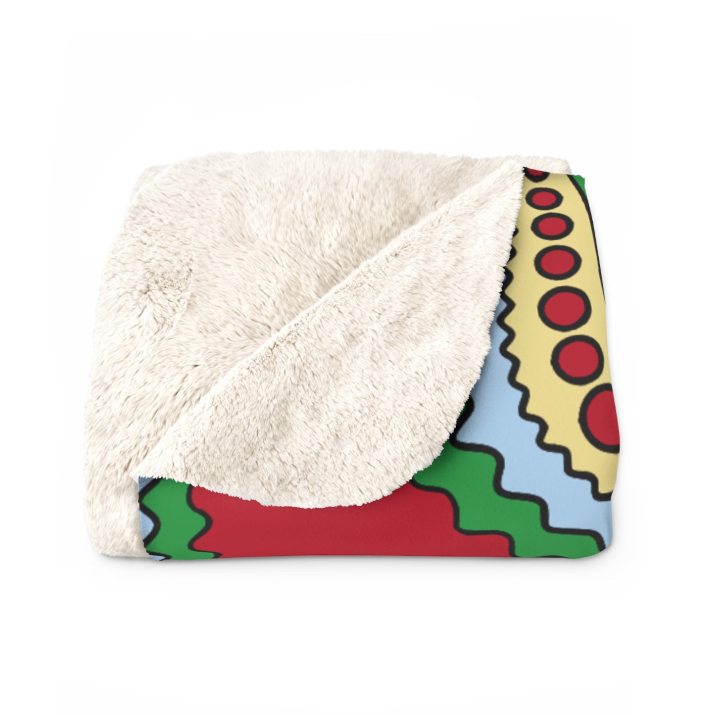 Eritrea Retro Paisley Blanket Throw