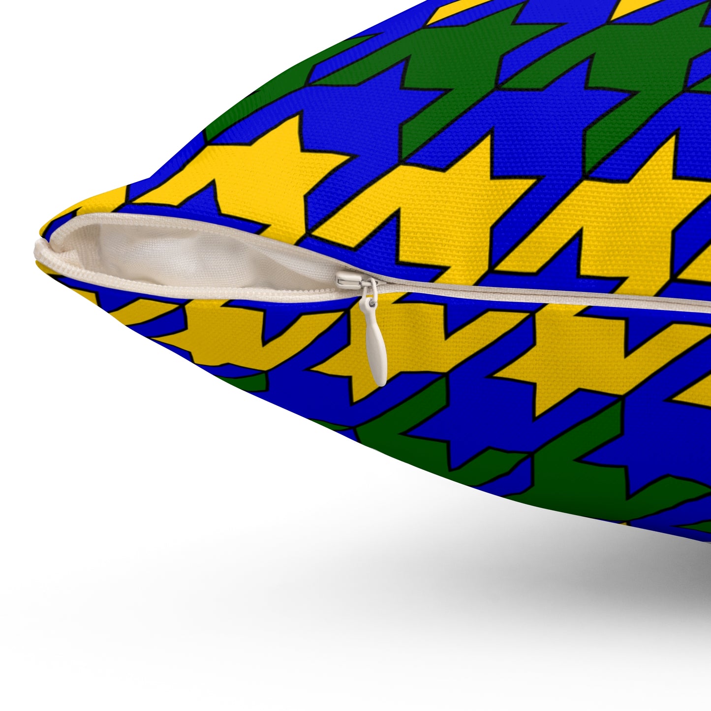 Solomon Islands Retro Houndstooth Cushion Pillow