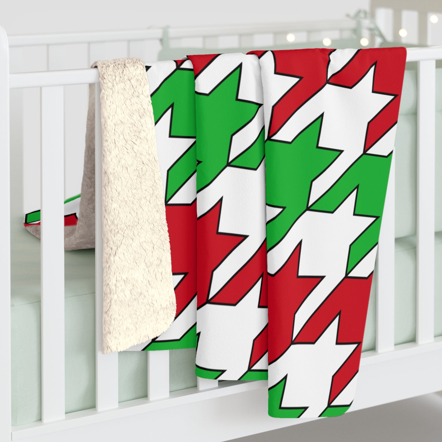 Burundi Retro Houndstooth Blanket Throw