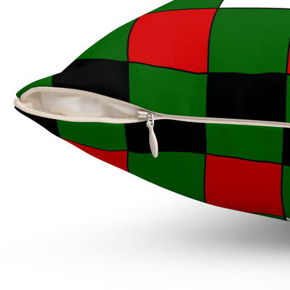 Zimbabwe Retro Check Cushion Pillow