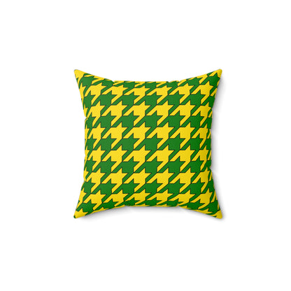 Cocos Islands Retro Houndstooth Cushion Pillow
