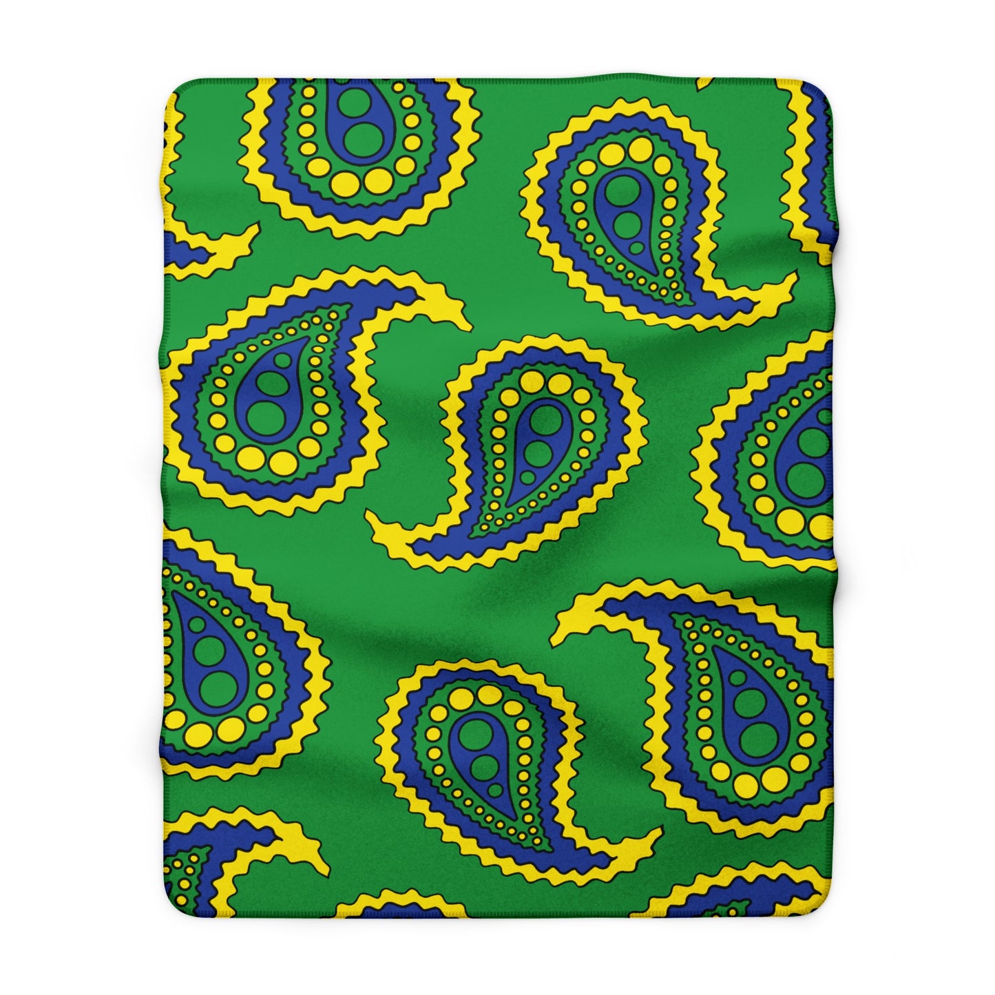 Brazil Retro Paisley Blanket Throw