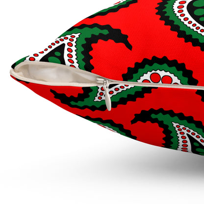 United Arab Emirates Retro Paisley Cushion Pillow