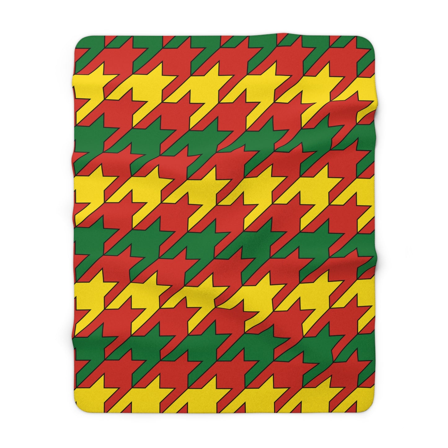 Bolivia Retro Houndstooth Blanket Throw