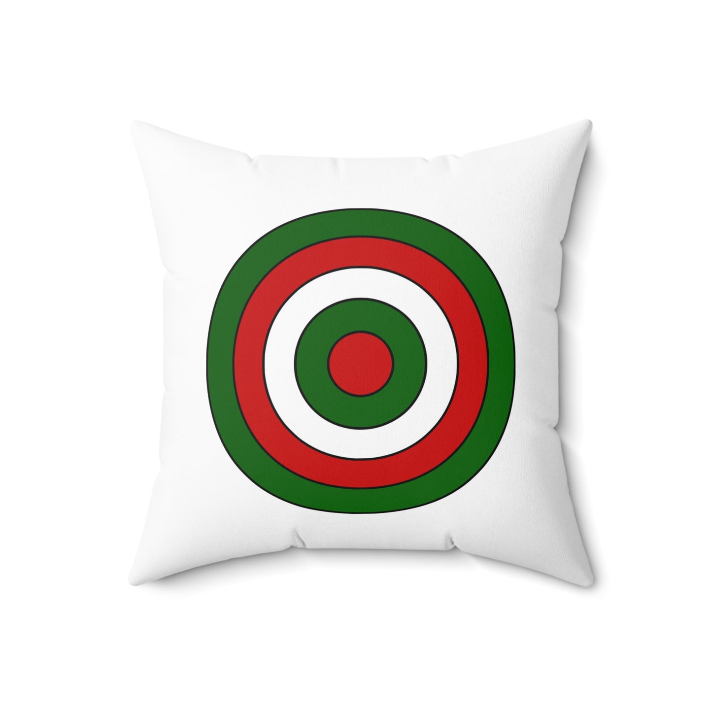 Tajikistan Retro Target Cushion Pillow