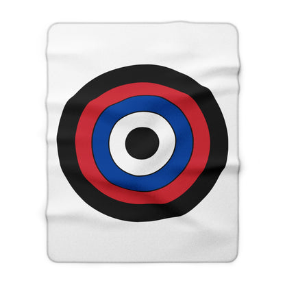 Republic Of Korea Retro Target Blanket Throw