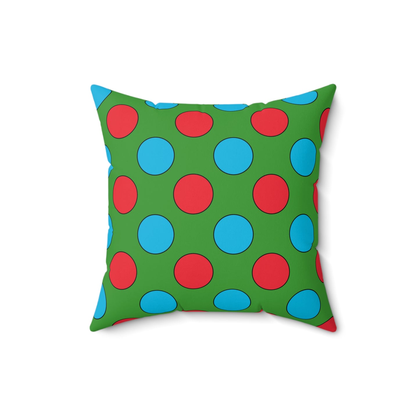 Azerbaijan Retro Polka Dots Cushion Pillow