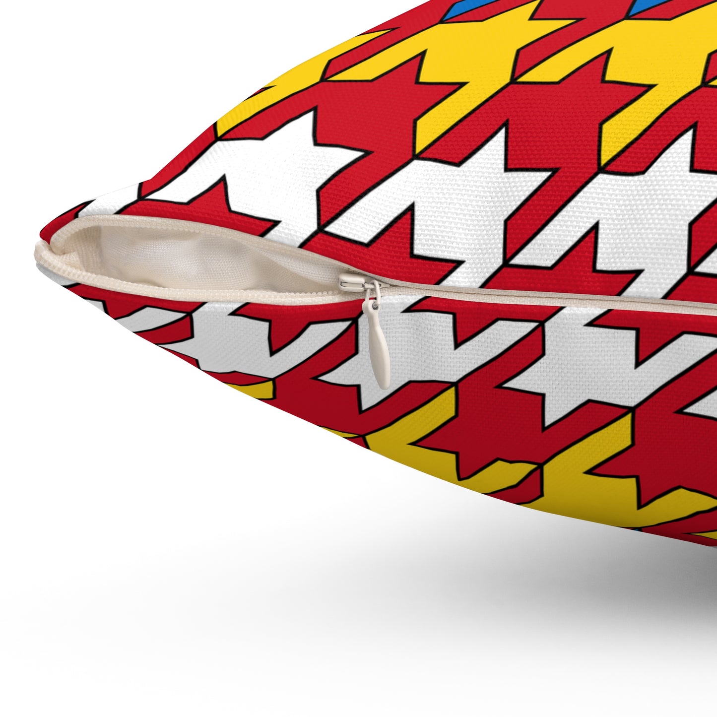Antigua And Barbuda Retro Houndstooth Cushion Pillow