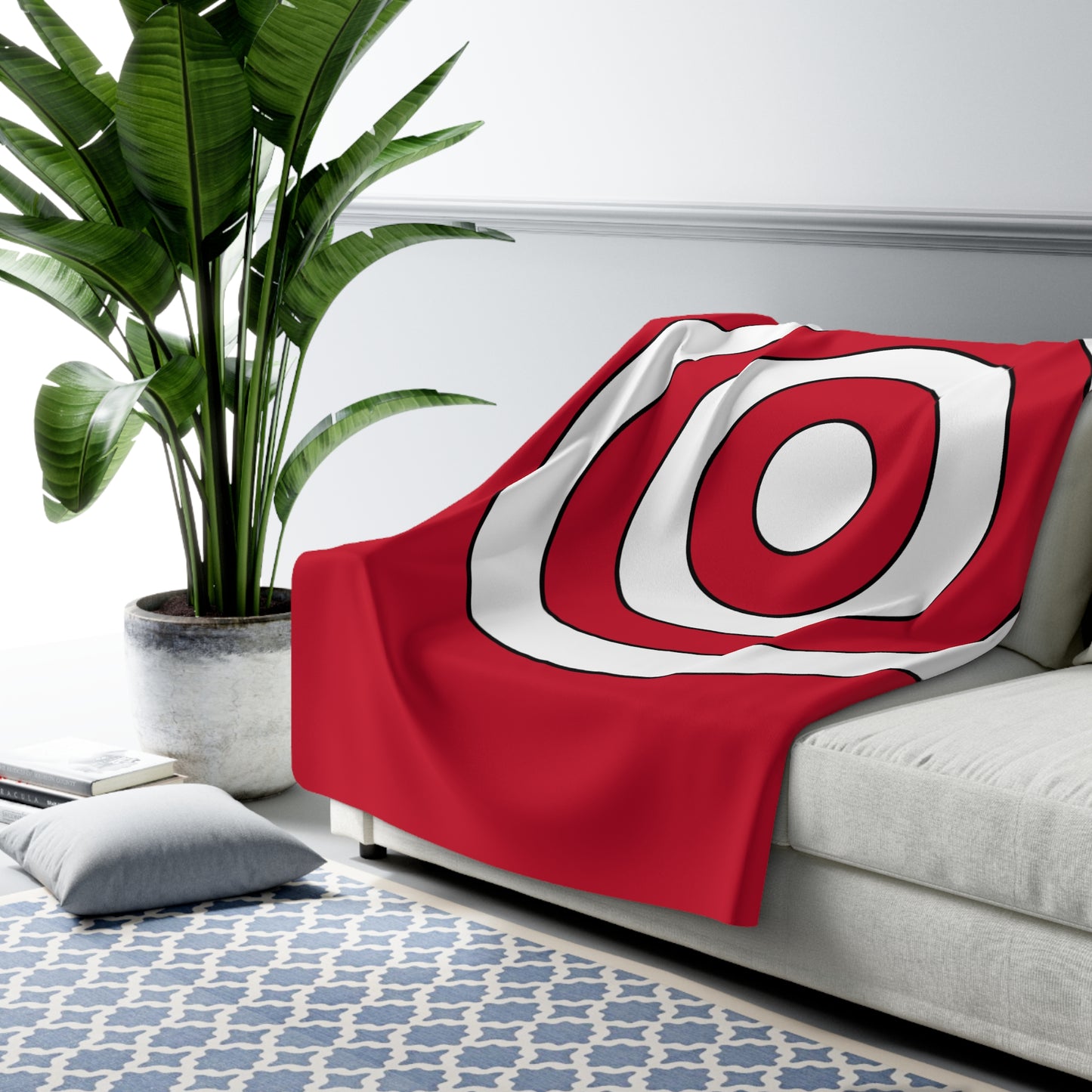 Austria Retro Target Blanket Throw