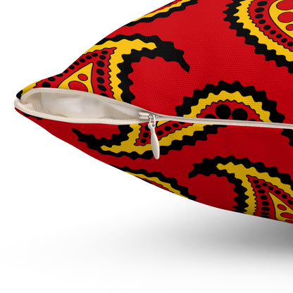 Timor Leste Retro Paisley Cushion Pillow
