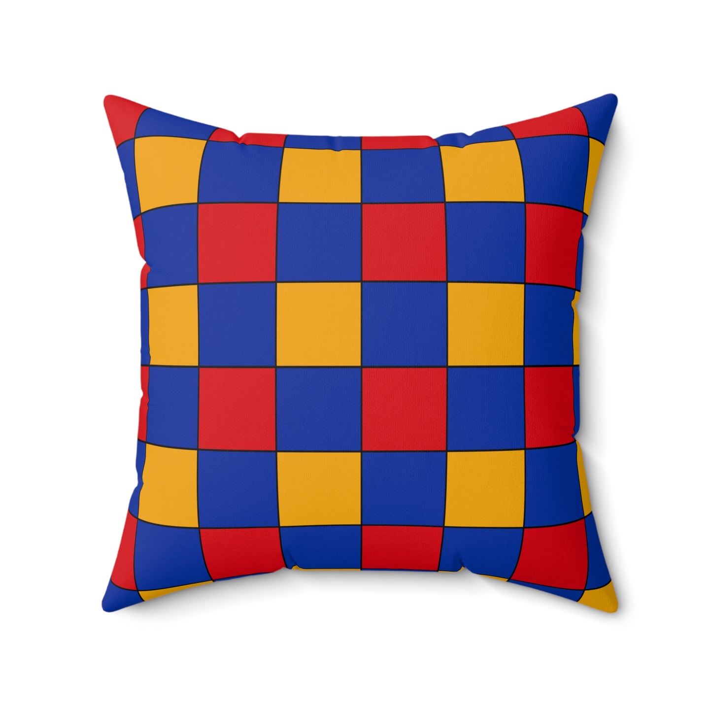 Armenia Retro Check Cushion Pillow