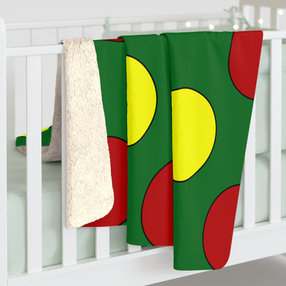 Senegal Retro Polka Dots Blanket Throw